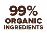 99% Organic Ingredients