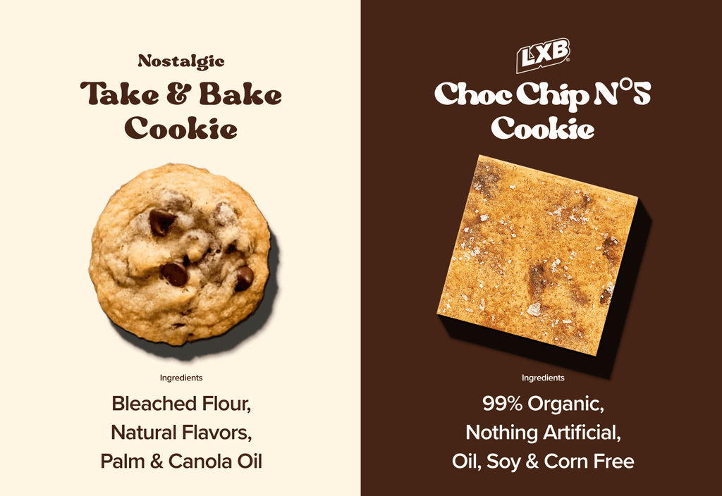 LEXINGTON BAKES Choc Chip N°5 Cookie Compare to Nostalgic Take & Bake Cookie