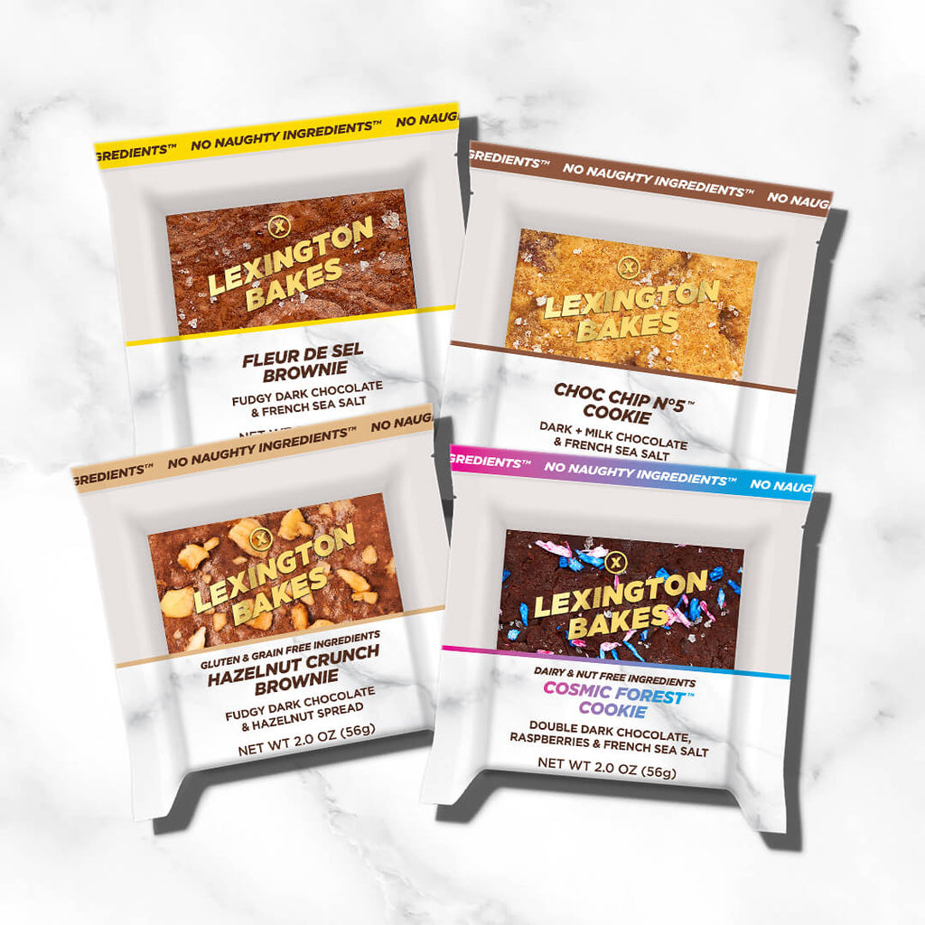 LEXINGTON BAKES Discovery Treat Box - Bestselling Luxury Brownies and Cookies