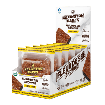 LEXINGTON BAKES Fleur de Sel Luxury Brownie 6 Pack