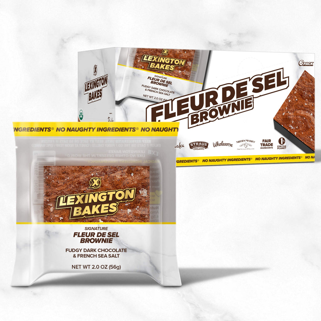 LEXINGTON BAKES Fleur de Sel Gourmet Brownie 6 Pack