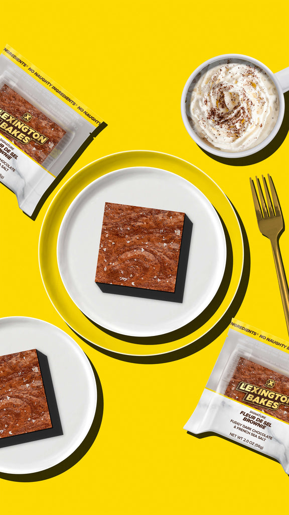 LEXINGTON BAKES Fleur de Sel Brownies Place Setting