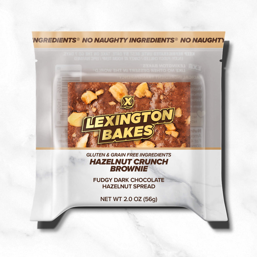 LEXINGTON BAKES Hazelnut Crunch Luxury Brownie