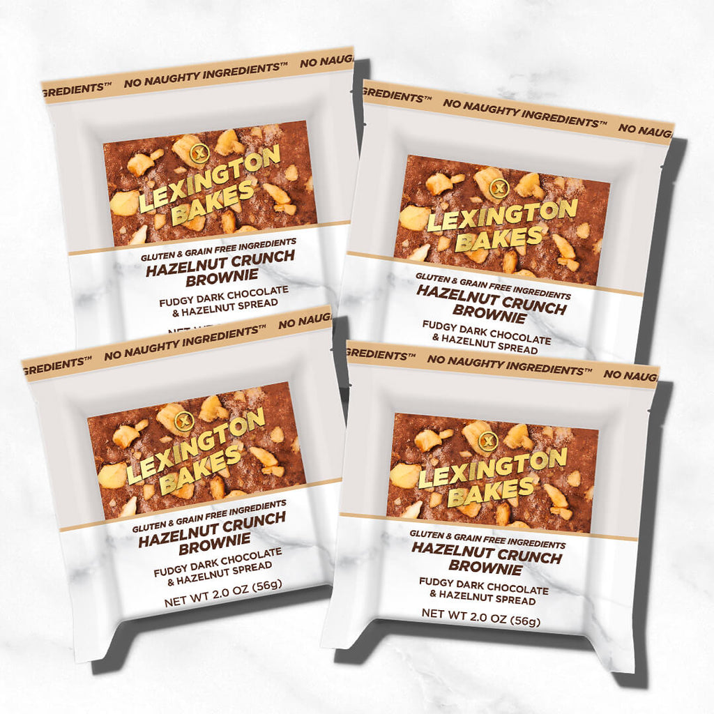 LEXINGTON BAKES Hazelnut Crunch Brownies Gift Box