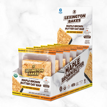 LEXINGTON BAKES Maple Brown Butter Chilled Oat Bar 6 Pack