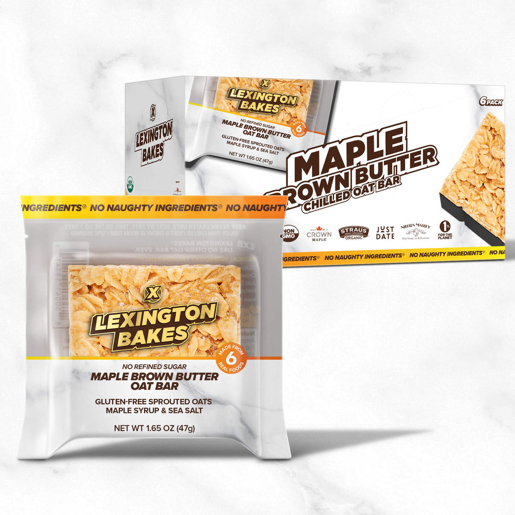 LEXINGTON BAKES Maple Brown Butter Chilled Oat Bar 6 Pack