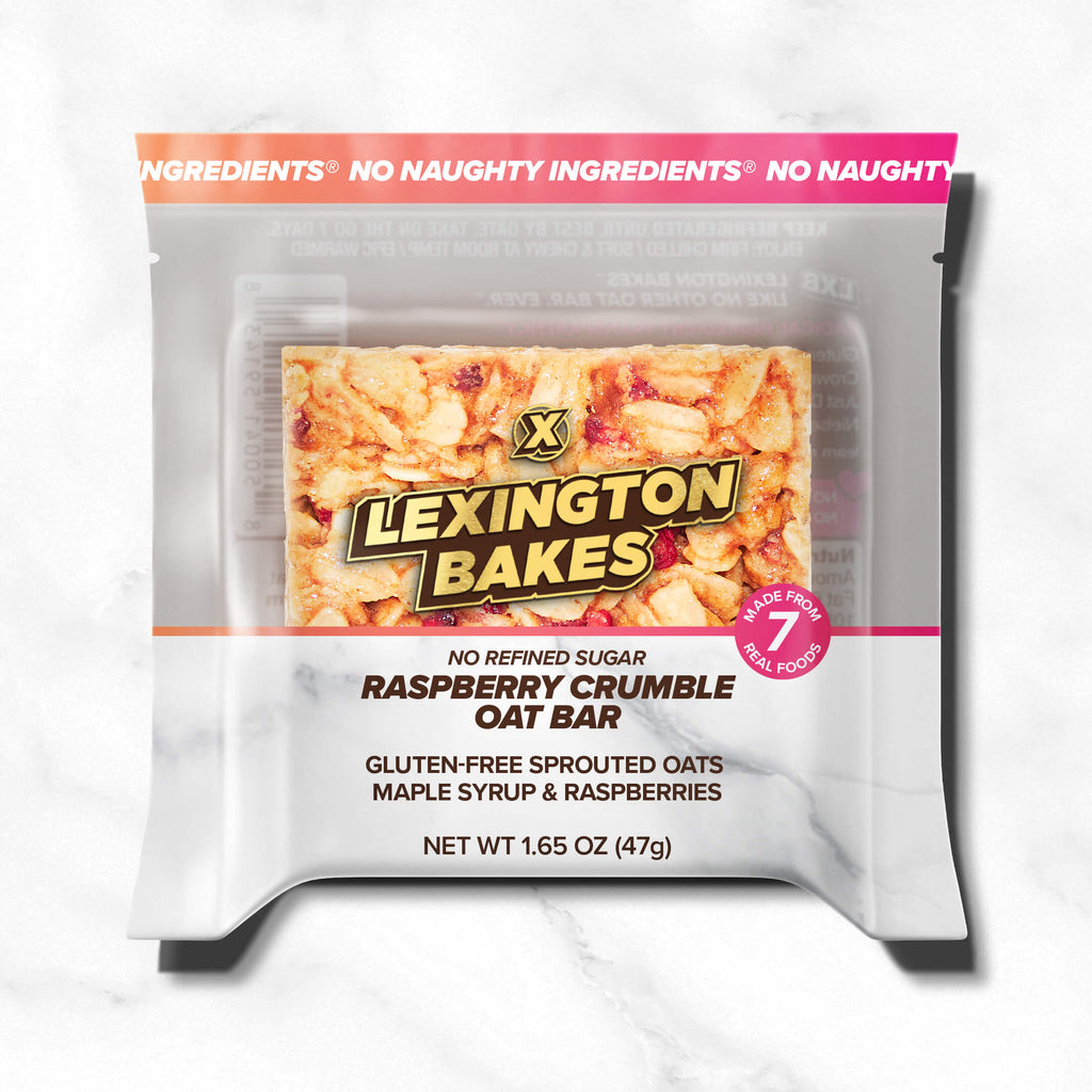 LEXINGTON BAKES Raspberry Crumble Chilled Oat Bar