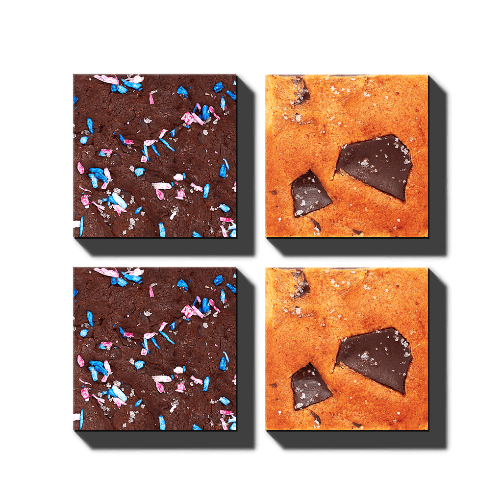 LEXINGTON BAKES Vegan Besties Treat Box - Bestselling Luxury Brownies and Cookies